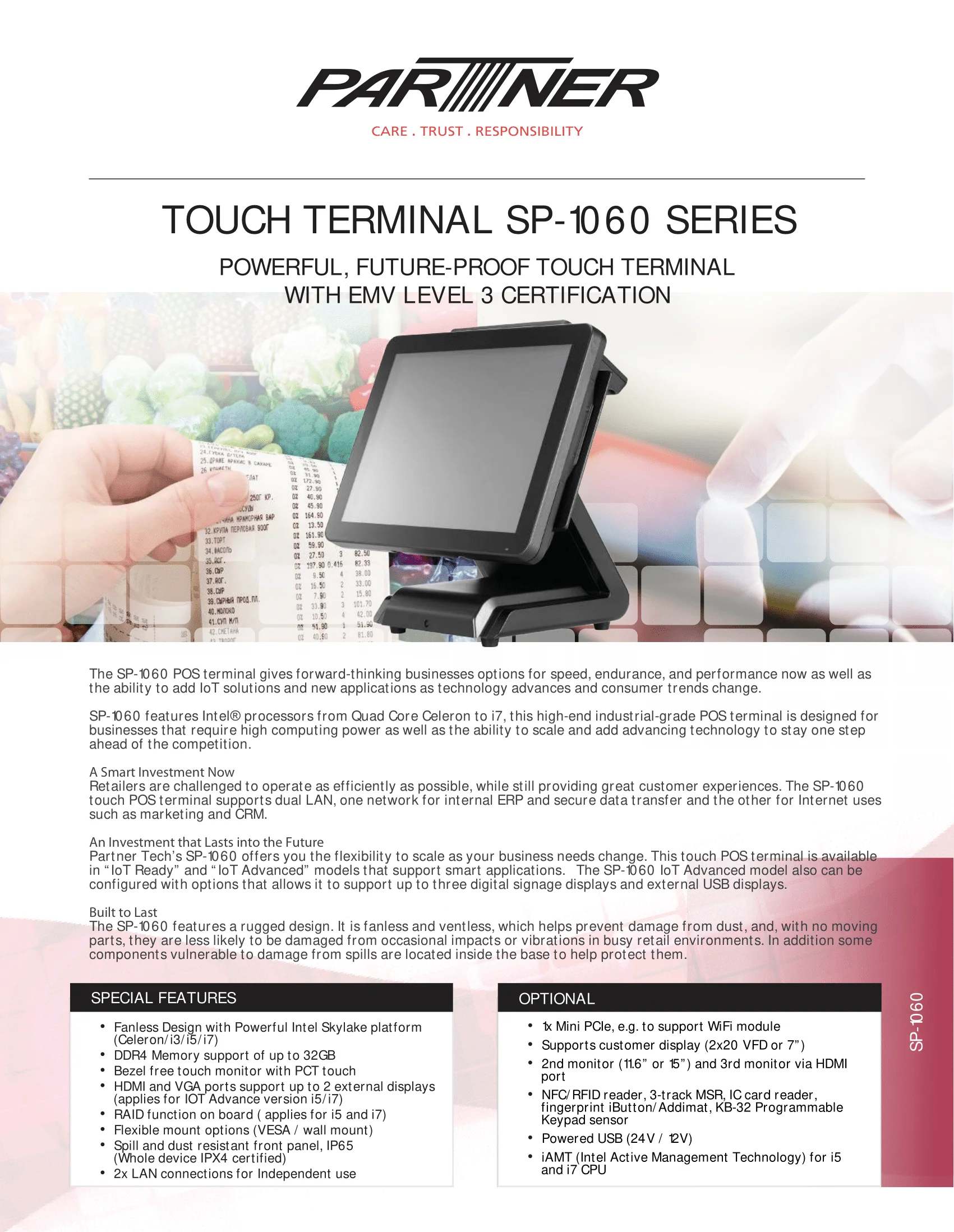 Punto de venta Partner SP1060 - Image 3